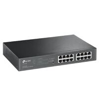 TP-Link TL-SG1016PE 16-Port Gigabit Easy Smart Switch with 8-Port PoE Rack Mountable  Desktop32 Gbps Switching Capacity8K MAC Address Table