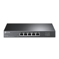 TP-Link TL-SG105-M2 5-Port 2.5G Desktop Switch Up To 25G Switching Capacity Connects 2.5G NAS Server 2.5G WiFi 6 AP 4K Video Wall-Mountable 5YW