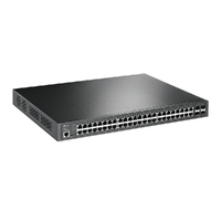 TP-Link TL-SG3452P JetStream 52-Port Gigabit L2 Managed Switch with 48-Port PoE 384W PoE Budget Integrated into Omada SDN