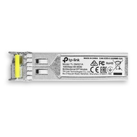 TP-Link SM321A 1000Base-BX WDM Bi-Directional SFP Module LC connector TX:1550nm RX:1310nm single-mode 10km