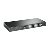 TP-Link T1500-28PCT (TL-SL2428P) JetStream 24-Port 10 100Mbps  4-Port Gigabit Smart PoE SwitchOmada