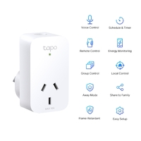 TP-Link Tapo P110 Mini Smart Wi-Fi Socket, Energy Monitoring, Tapo App, Remote Control, Schedule & Timer, Voice Control, Away Mode, Easy Setup