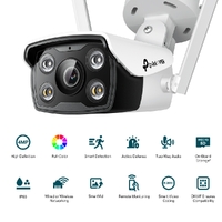 TP-Link VIGI 4MP C340-W(4mm) Outdoor Full-Colour Wi-Fi Bullet Network Camera, 4mm Lens, Smart Detection, 3YW (LD)