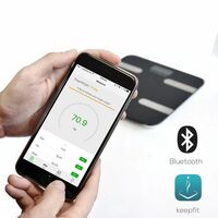 (LS) mbeat® 'actiVIVA' Bluetooth BMI and Body Fat Smart Scale with Smartphone APP