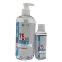 Yuner Gel Instant Hand Sanitiser Gel 100ml 75pct alcohol quick drying moisturzing squeeze bottle