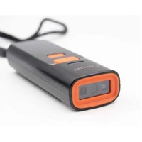 Oxhorn Mini Wireless 2.4G Bluetooth 5.0 2D Barcode Scanner Commercial Grade USB PlugPlay 5V 1A 12hr working Duration rechargeable battery Black
