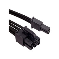 For Corsair SFX PSU - Professional Individually sleeved DC Cable Pro Kit, SF Series, Type 4 (Generation 3), BLACK - CP-8920202
