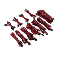 For Corsair PSU - RED/BLACK Premium Individually Sleeved DC Cable Pro Kit, Type 4 (Generation 4)