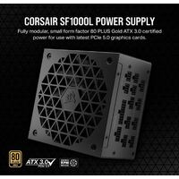 CORSAIR SF-L Series 80 Gold SF1000L Fully Modular Low-Noise SFX Power Supply
