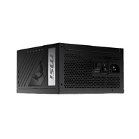 MSI MPG A1000G PCIE5 1000W ATX Power Supply Unit 80 PLUS Gold Fully modular flat cables 0 RPM Mode Active PFC design