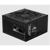 MSI MAG A1250GS PCIE5 ATX Power Supply Unit, 80 PLUS Gold, Fully modular flat cables, 0 RPM Mode, Active PFC design