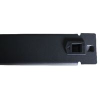 LDR 1U 19 inch Blanking Panel Snap-in - Tool-less - Rack Mountable 19 inch - Black Metal Construction