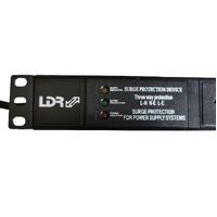 LDR 8-Port 10A Power Distribution Unit AU Approved - 8x 3-Pin AU NZ Outlets Slots - 1U Vertical Mount