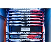 Patchbox 365 Cable Management System, 0.8m Cat6a STP Cables, Reduce install times by HOURS, 24 Blue Springloaded Patchcords, 96 ID Labels