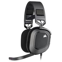 Corsair HS80 RGB Carbon- Dolby Atoms 3D Pulse Sound Dolby 7.1 Surroud USB - Gaming Headset PCPS5 Headphones.