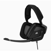 Corsair VOID Elite Carbon Black USB Wired Premium Gaming Headset with 7.1 Audio Headseat, Frequency Response 20Hz - 30 kHz, Headphone