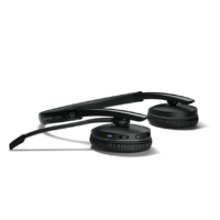 EPOS Adapt 261 Dual Bluetooth Headset, Works with Mobile / PC, Microsoft Teams and UC Certified, upto 27 Hour Talk Time, Folds Flat, 2Yr -Inc USB Apat