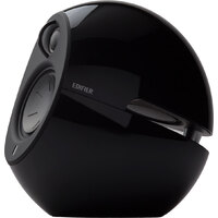 Edifier E25HD LUNA HD Bluetooth Speakers Black - BT 4.0 3.5mm AUX Optical DSP  74W Speakers  Curved design Dual 2x3 Passive Bass Wireless Remote 