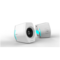 Edifier G2000 Gaming 2.0 Speakers System - Bluetooth V4.2  USB Sound Card  AUX Input RGB 12 Light Effects  16W RMS Power White