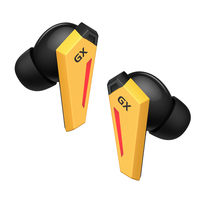 Edifier GX07 True Wireless Gaming Earbuds with Active Noise Cancellation with Dual Microphone RGB Lighting Wear Detection - Yellow