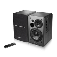 Edifier R1280DBS - 2.0 Lifestyle Bookshelf Bluetooth Studio Speakers - Optical Coaxial Bluetooth Line In1 Line2 R L: 21W21W Black