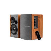 Edifier R1280T - Lifestyle Bookshelf Speakers Brown - 3.5mm AUX Dual RCA 42W  MDF Wooden Enclosure