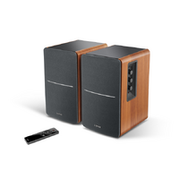 Edifier R1280Ts Multimedia 2.0 Studio Speakers - Dual RCA Studio Quality Sound 42W RMS Side Panel Control Remote Control