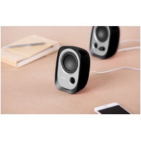 Edifier R12U USB Compact 2.0 Multimedia Speakers System (Black)- 3.5mm AUX USB Ideal for DesktopLaptopTablet or Phone