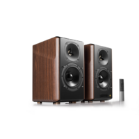 Edifier S2000MKIII 2.0 Lifestyle Active Bookshelf Bluetooth Studio Speakers - BT AUX Optical Coaxial 124W RMS MDF Wood Panel