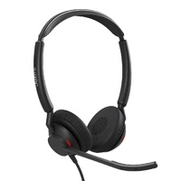 Jabra Engage 50 II Dual Teams Corded USB-C A Headset, Best Headset for Clear Customer Calls Ultra-Lightweight Hearing Protection Smartringer Busylight