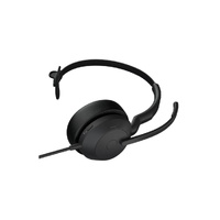 Jabra Evolve2 50, USB C A UC Mono Headset, Bluetooth, 4 microphones, Active Noise Cancellation, Busylight, Call management, Air Comfort technology