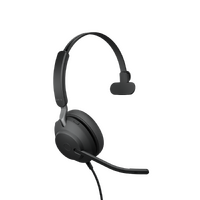 Jabra Evolve2 40 SE Wired USB-A UC Mono Headset 360 degree Busy Light Noise Isolationg Ear Cushions 2Yr Warranty