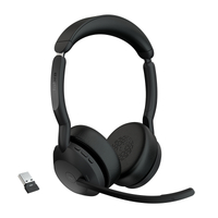 Jabra  Evolve2 55 USB C Stereo MS Teams Active Noise Cancellation (ANC) Bluetooth 5.2 Dongle