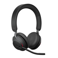 Jabra Evolve2 65 MS Stereo Bluetooth Headset, Includes Link380a Dongle, Microsoft Teams Certified, 2ys Warranty