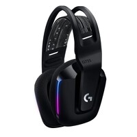 Logitech G733 Lightspeed Wireless RGB Gaming Headset Black USB Headphones Frequency Response: 20 Hz - Detchable Cardioid Unidirectional Microphone