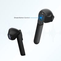 mbeat E1 True Wireless Earbuds Earphones - Up to 4hr Play time 14hr Charge Case Easy Pair