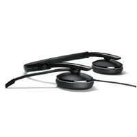 EPOS | Sennheiser ADAPT 165 USB II On-ear, double-sided USB-A headset,3.5 mm jack and detachable USB cable with in-line call control, optimised for UC