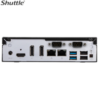 Shuttle DH610 Slim Mini PC 1L Barebone-Intel 12th 13th Gen  2xDDR4 2.5 inch HDD SSD bay 2xLAN (1G  2.5G) 2xRS232(RS422 485) HDMI 2xDP 120W Vesa M