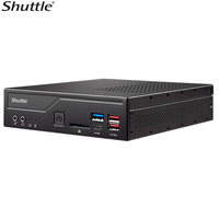 Shuttle DH670 Slim Mini PC 1L Barebone- Intel 12th 13th 14th Gen, 2x DDR4, 2.5 ft HDD SSD bay, 2xLAN, 2x RS232(RS422 485), 2xHDMI, 2xDP, 120W