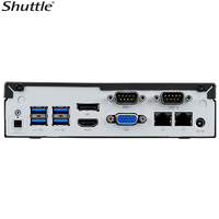 Shuttle DL30N Slim Mini PC 1L Barebone - Intel Processor N100 Fan-less LAN RS232 RS422 RS485 HDMI DP VGA Vesa Mount 65W Adapter