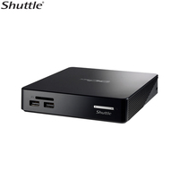 Shuttle NS02AV2 XPC Nano 0.57L  NUC - RK3368 Octa Core, 2GB RAM, 16GB eMMC, 1x 2.5' Bay, 1x 10/100 LAN, WL-N + BT4.0, VESA, HDMI, Android 8.1