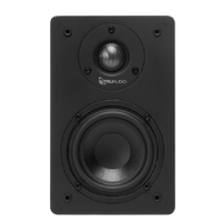 TruAudio CT Bookshelf Theater & Audio Passive Speaker, Black Matte Finish, 4' Glass Fiber Woofer, 1' Aluminum Tweeter, 5-40 watts, 8Ω. Sold each.