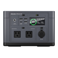 APC OffGrid Portable Power Station 330, 120V, 332Wh Lithium-ion, LCD, 2 NEMA, Sinewave, 3 USB-A, 1 USB-C, Wireless Charger