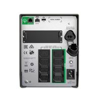 APC Smart-UPS 1500VA 1000W Line Interactive UPS Tower 230V 10A Input 8x IEC C13 Outlets Lead Acid Battery SmartConnect Port  Slot