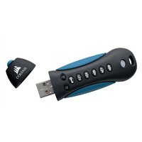 Corsair Padlock 3 64GB Secure USB 3.0 Flash Drive with Keypad - Secure 256-bit Hardware AES Encryption