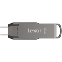Lexar D400 256GB JumpDrive BL Titanium USB 3.1 Type-C, up to 130MB s read  transfer content between your USB Type-CTM and Type-A devices.