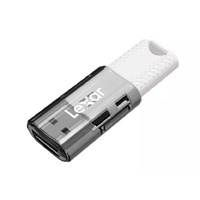 Lexar S60 128GB JumpDrive USB 2.0 Flash Drive provides stylish, high-capacity portable storage, allowing you to easily transfer, store, and share fil