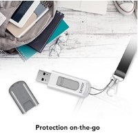 Lexar V100 128GB JumpDrive USB3.0 Flash Drivee, up to 100MB s read allows you to quickly and easily store and transfer your favorite photos, videos