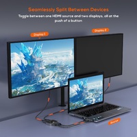 mbeat 8K Bi-directional HDMI 2.1 Switch 2 In 1 Out 1 In 2 Out  8K 60Hz resolution plug-and-play convenience  USB-C power input