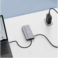 mbeat Elite X14 Triple 4K Display Multi-Port USB-C Hub USB-C 3.2 Gen 2  1, Supports USB-C DisplayPort 1.4 (DP-Alt Mode)  HDMI 2.0 Version  2, Max.